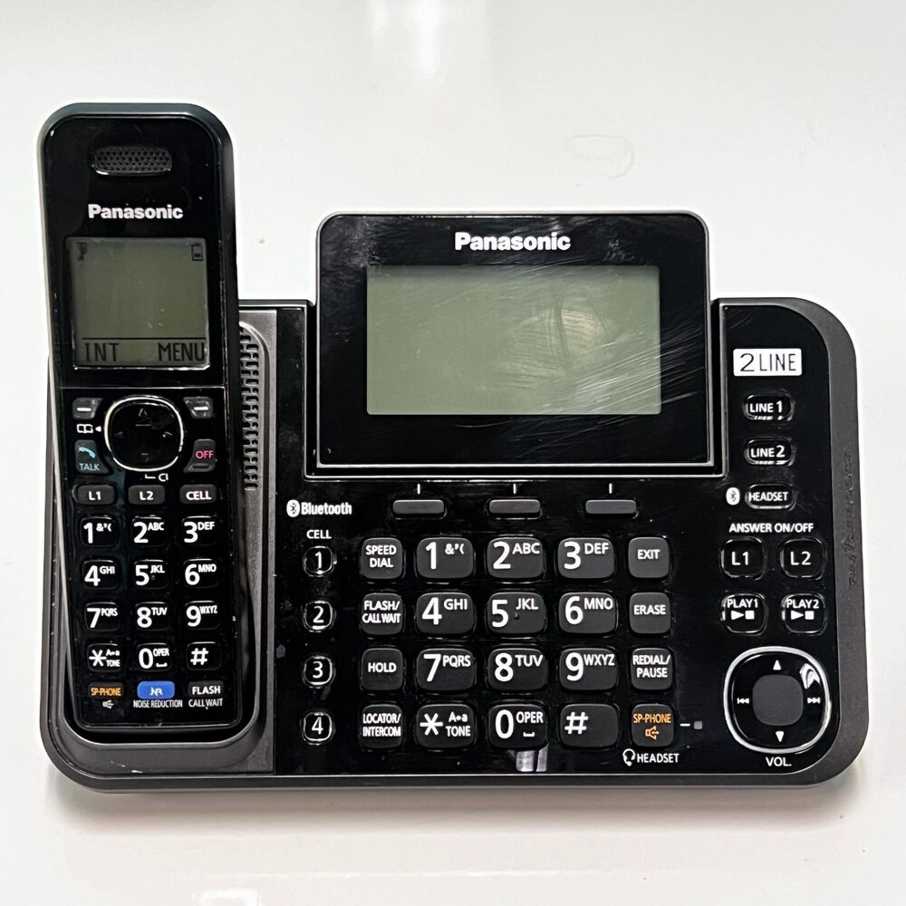 Panasonic 2-Line Cordless Phone KX-TG9541 B